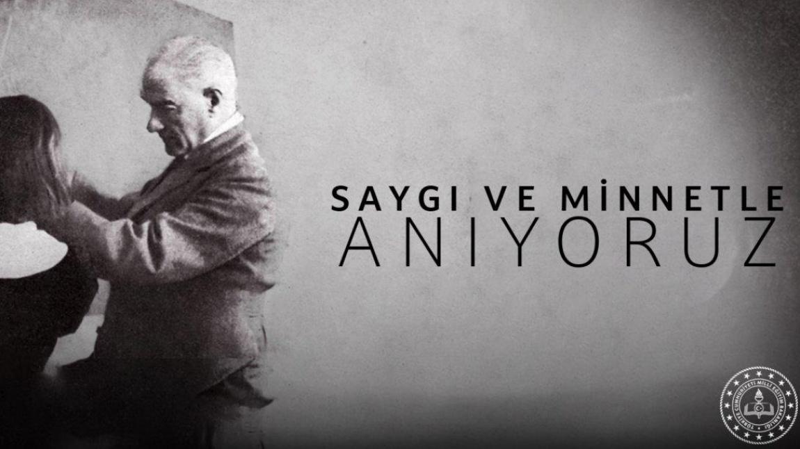 10 Kasım Atatürk'ü Anma Törenimiz 